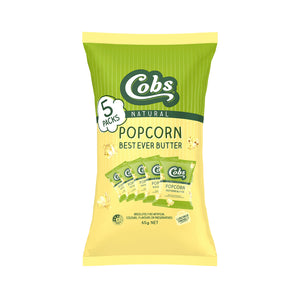 Cobs Natural Best Ever Butter Popcorn Multipack 1pack