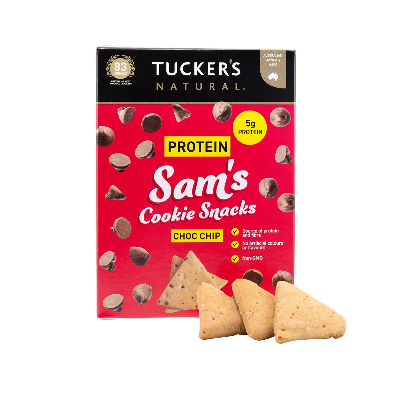 Tuckers Natural Sams Cookie Chocolate Chip 60g