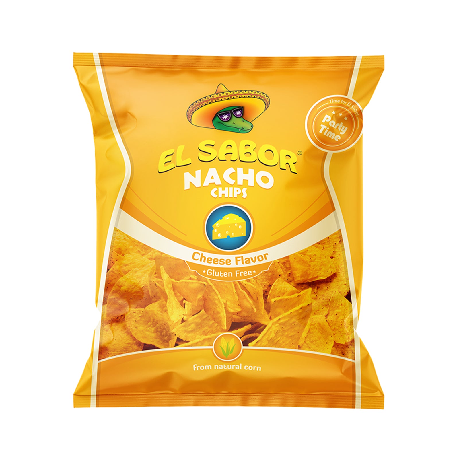 El Sabor Nacho Chips with Cheese 225g