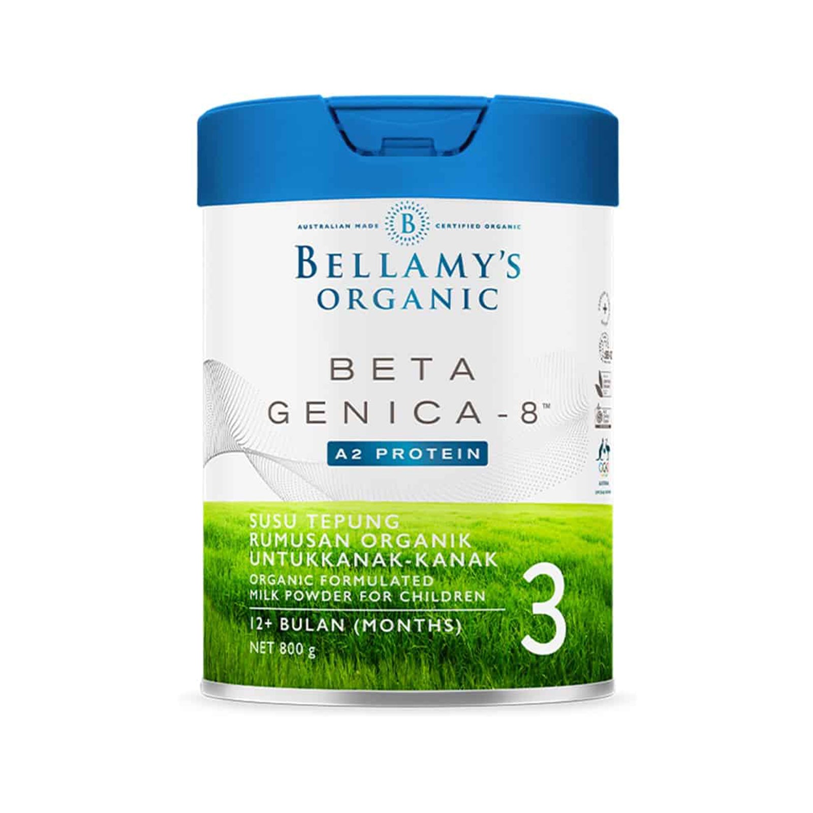 Bellamy Beta Genica-8 Step 3 Toddler Milk Drink 800g – Jaya Grocer ...