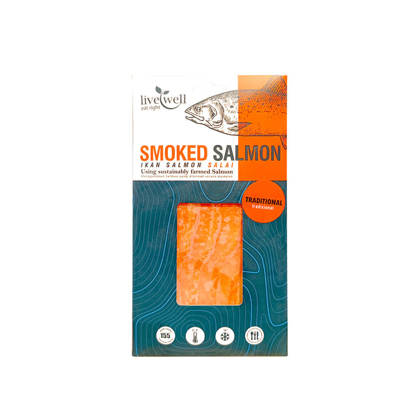 Live Well Smoked Salmon (Traditional) 75g (highest price)
