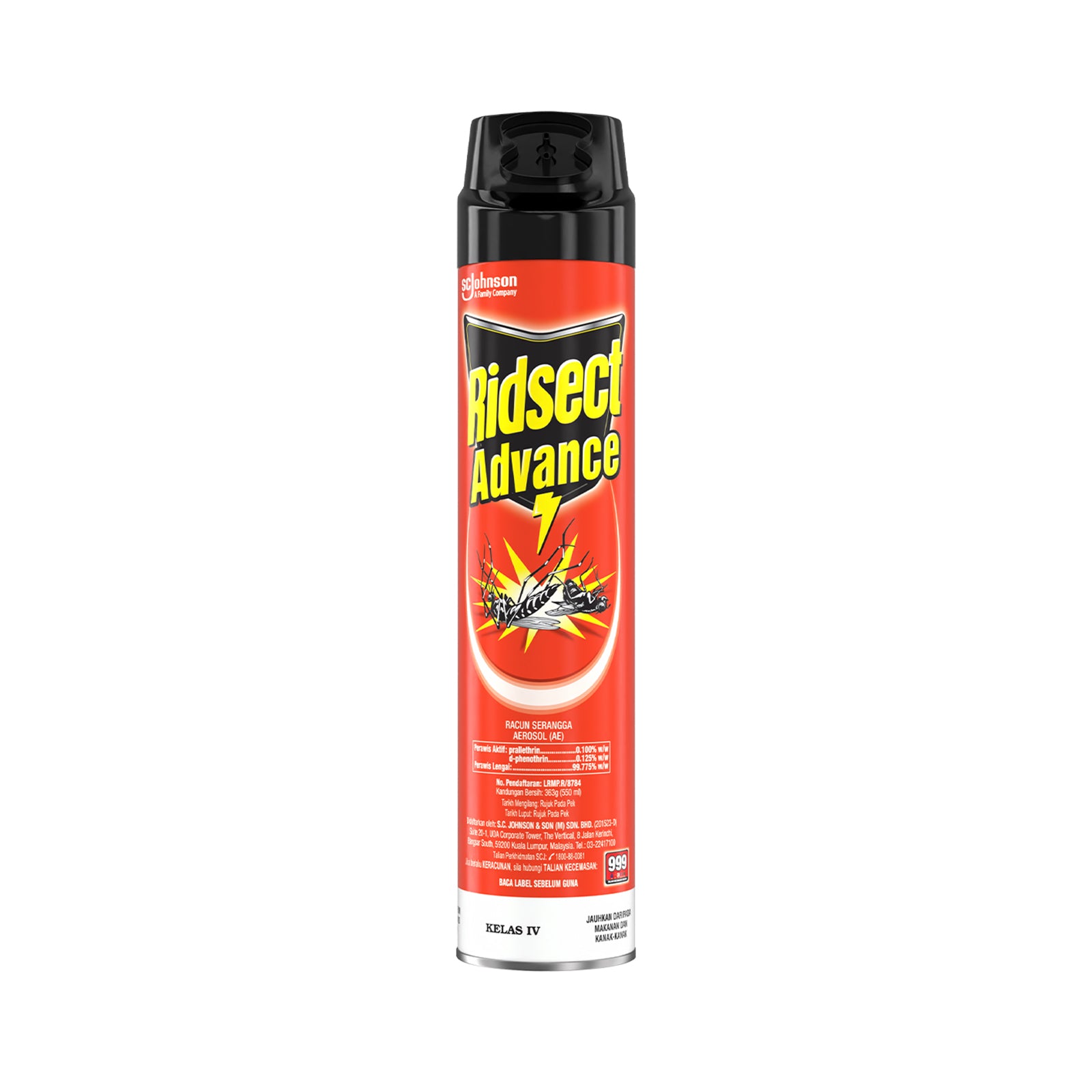 Ridsect Aerosol Advance 550ml – Jaya Grocer | Plaza Jelutong
