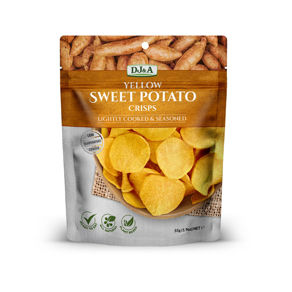 Dj & A Yellow Sweet Potato Crisps 55g