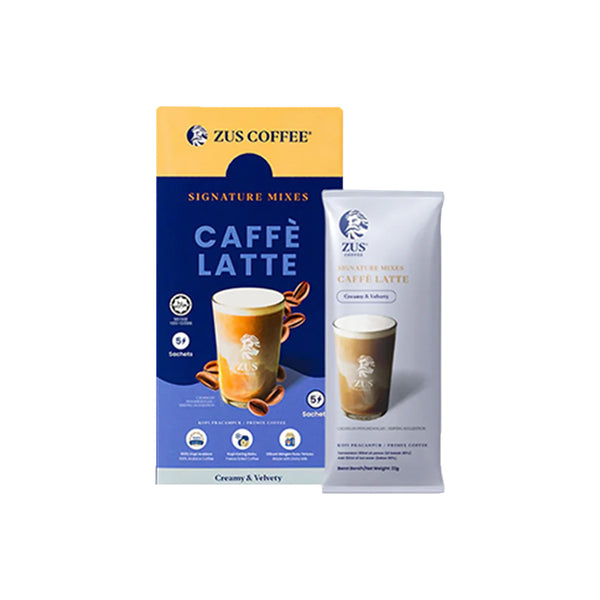 Zus Signature Caffe Latte Coffee Mixes 23g x 5