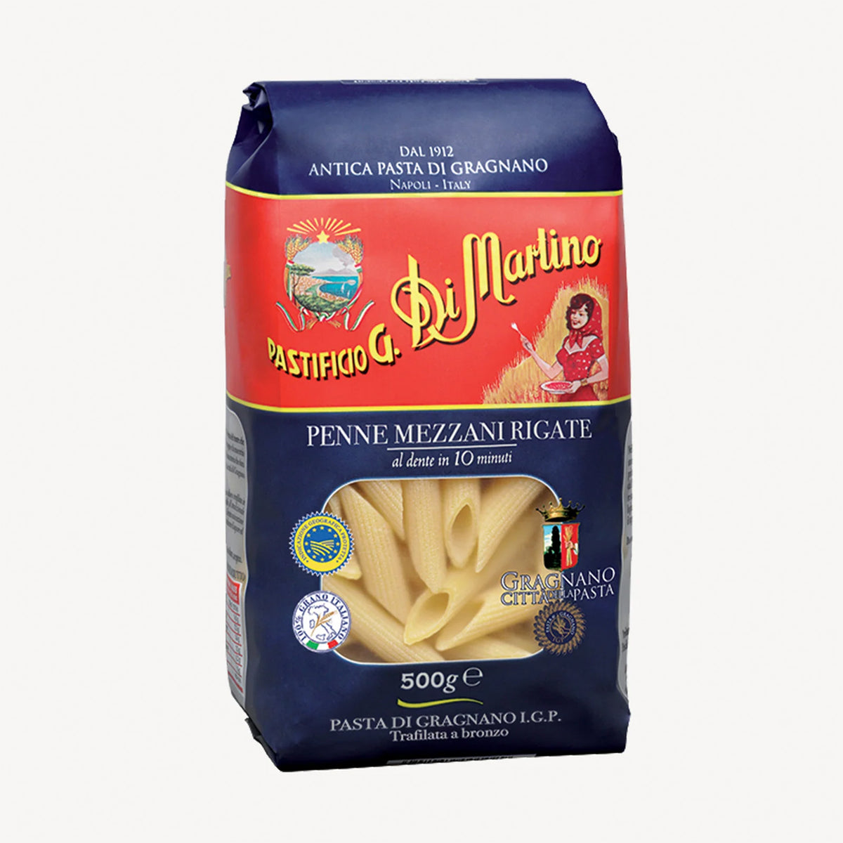 Pasta Di Martino Penne Mezzani Rigate 500g