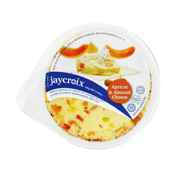 Jaycroix Apricot & Almond Cream Cheese 125g
