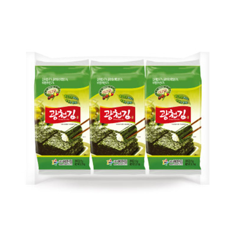 Dosirak Olive Oil Green Tea Seasoned Seaweed 10pcs/pack