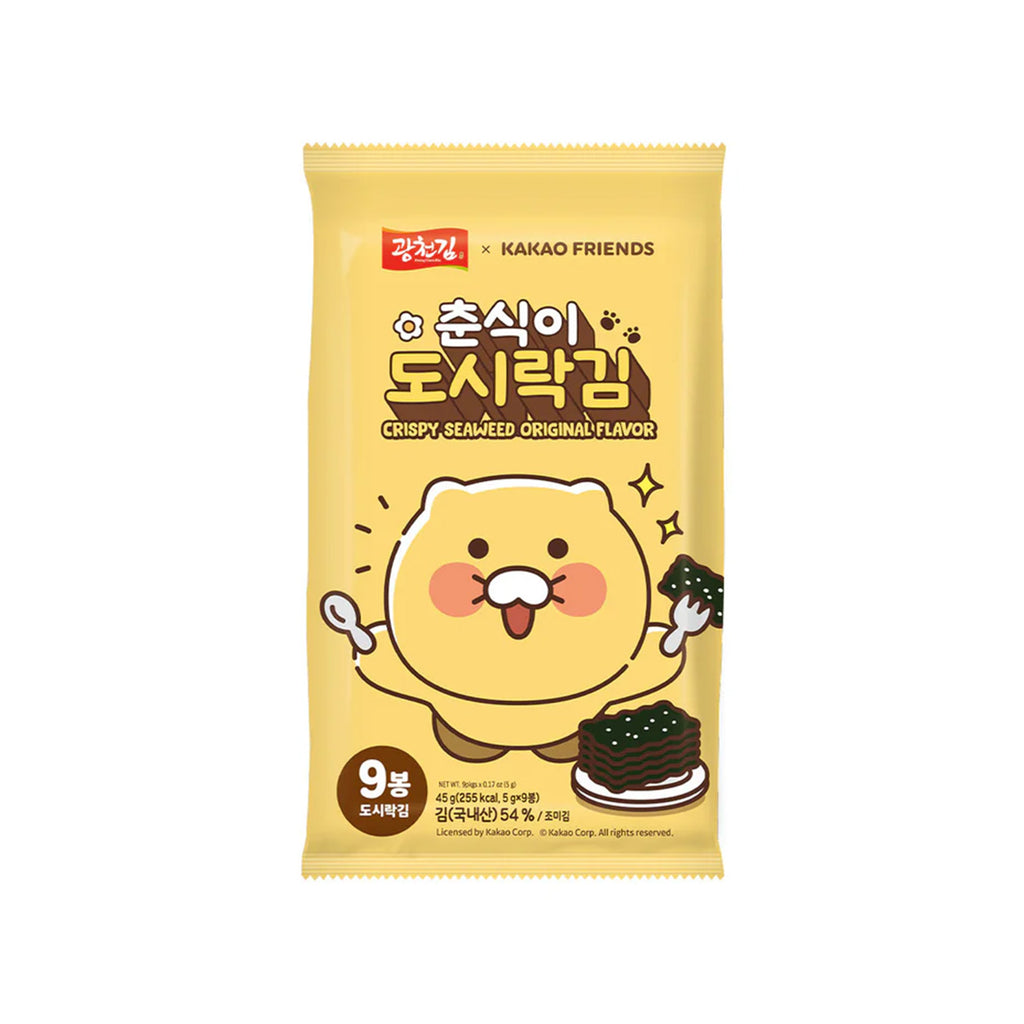 Choonsik Crispy Seaweed Original 9pcs/pack 45g