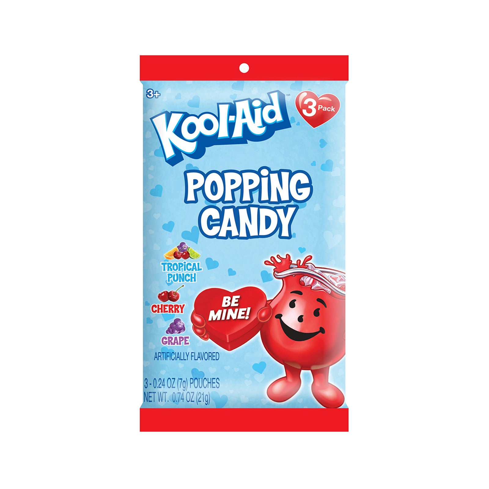 Kool Aid Popping Candy Pegbag 21g x 3