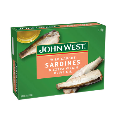 John West Wild Scot Sardine Virgin Olive Oil 110g