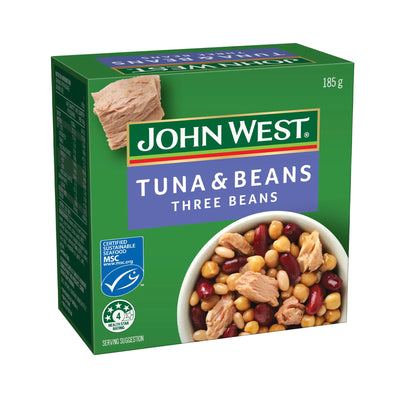 John West Tuna & Three Beans 185g