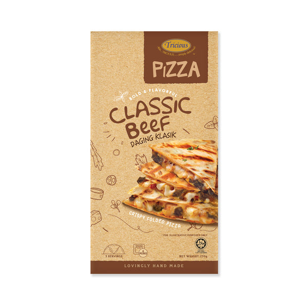 Tricious Folded Pizza Classic Beef 235g