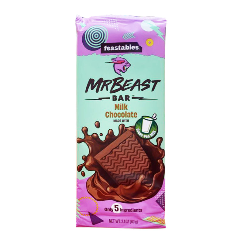 Feastables Mrbeast Milk Chocolate Bar 60g