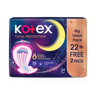Kotex Proactive Guard Overnight Wing 35cm 22sheets