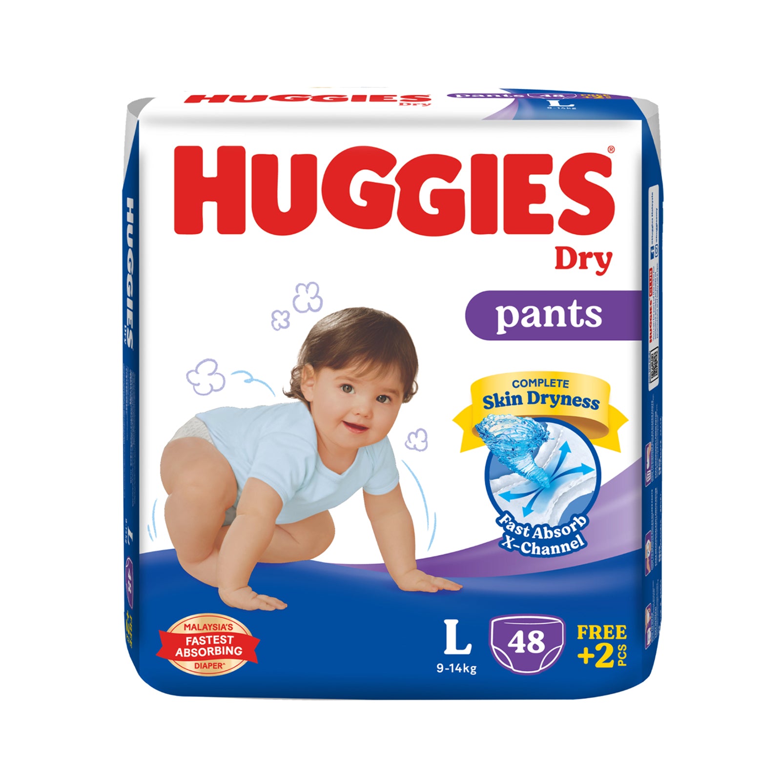 Huggies Dry Pants Super Jumbo Large 40sheets