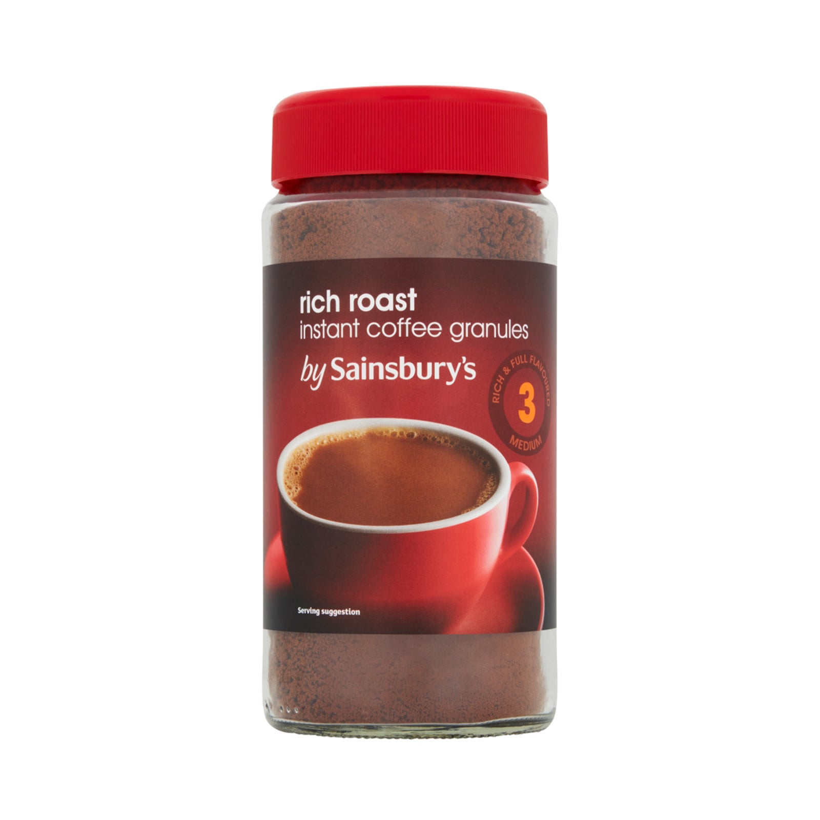 Sainsbury's Rich Roast Instant Coffee Granules 200g