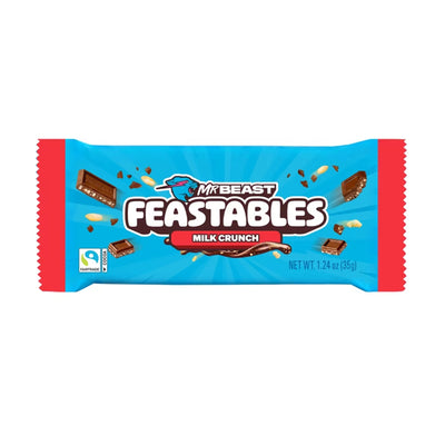 Feastables MrBeast Milk Crunch Chocolate Bar 35g