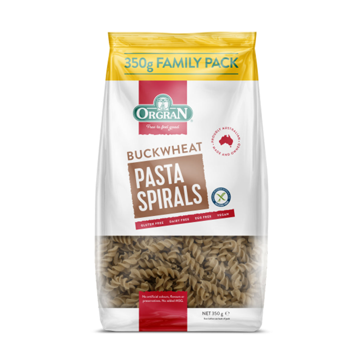 Orgran Buckwheat Spirals 350g
