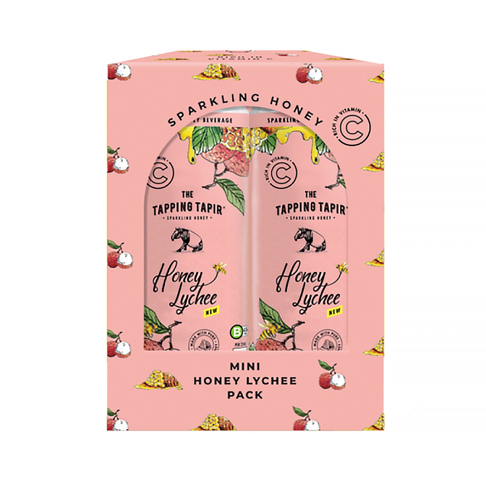 The Tapping Tapir Honey Lychee Pack 250ml x 4
