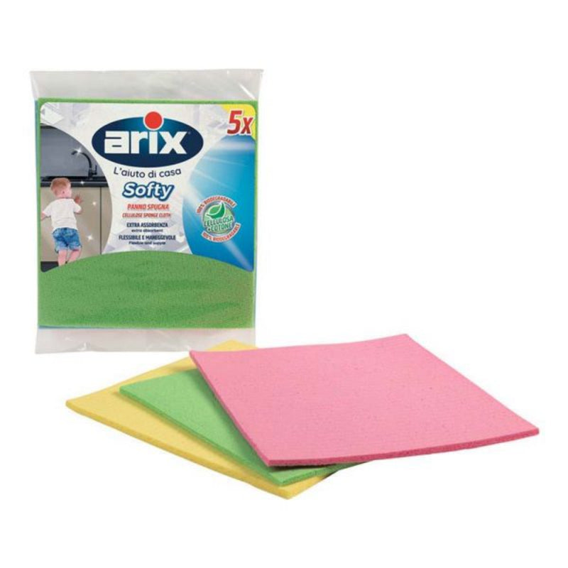 Arix New Softy Cellulose Sponge 5pcs/pack