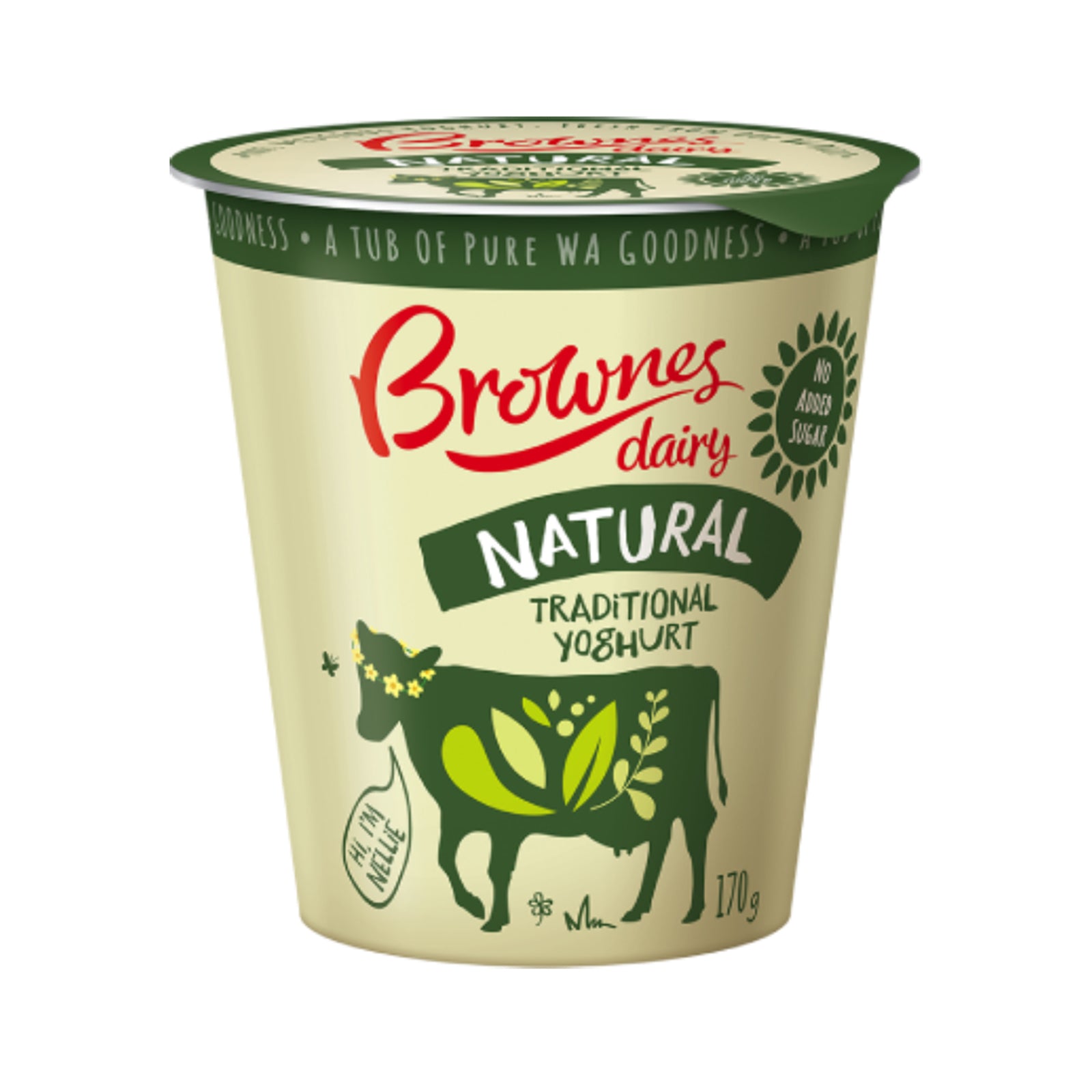Brownes Natural Yogurt 170g