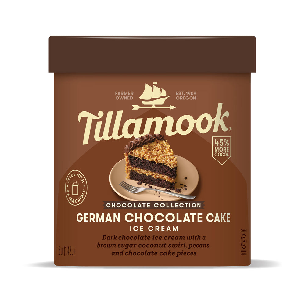 Tillamook German Chocolate Cake Ice Cream Tub 1419ml
