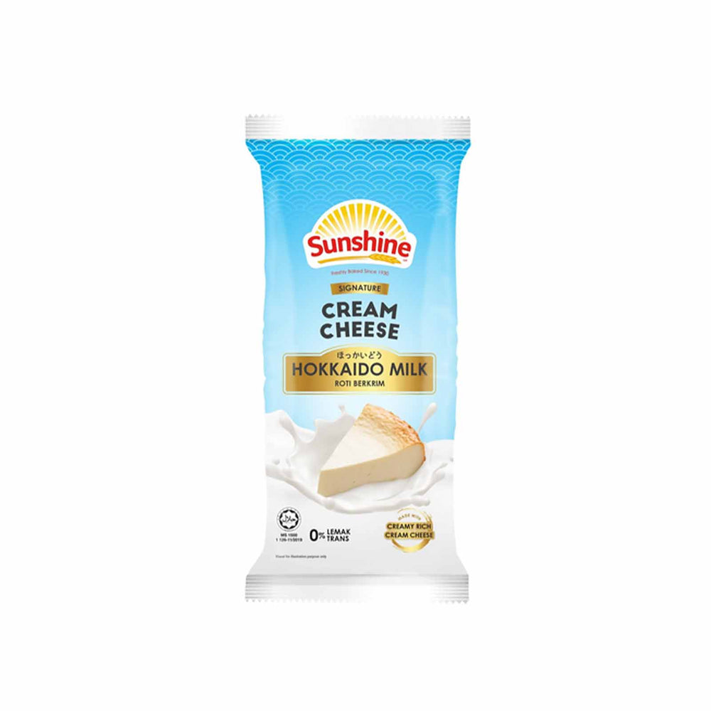 Sunshine Hokkaido Cream Cheese Cream Roll Bun 52g
