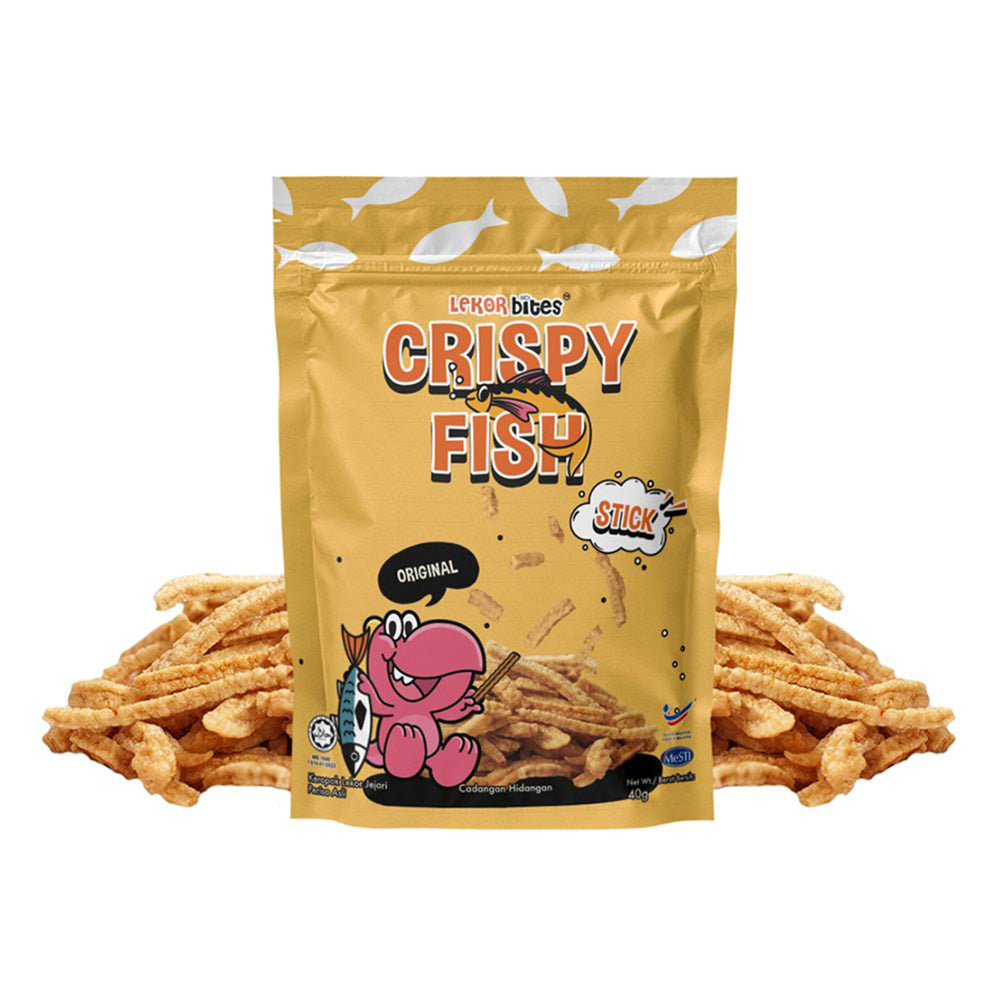 Lekor Crispy Fish Chips Original 40g