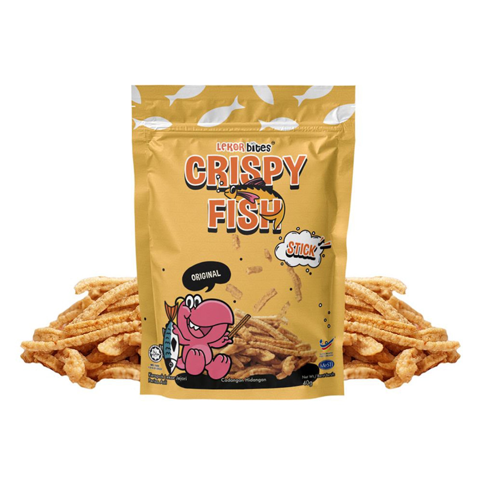 Lekor Crispy Fish Chips Original 40g