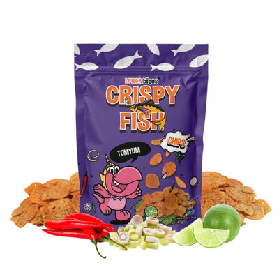 Lekor Crispy Fish Chips Tomyum 40g