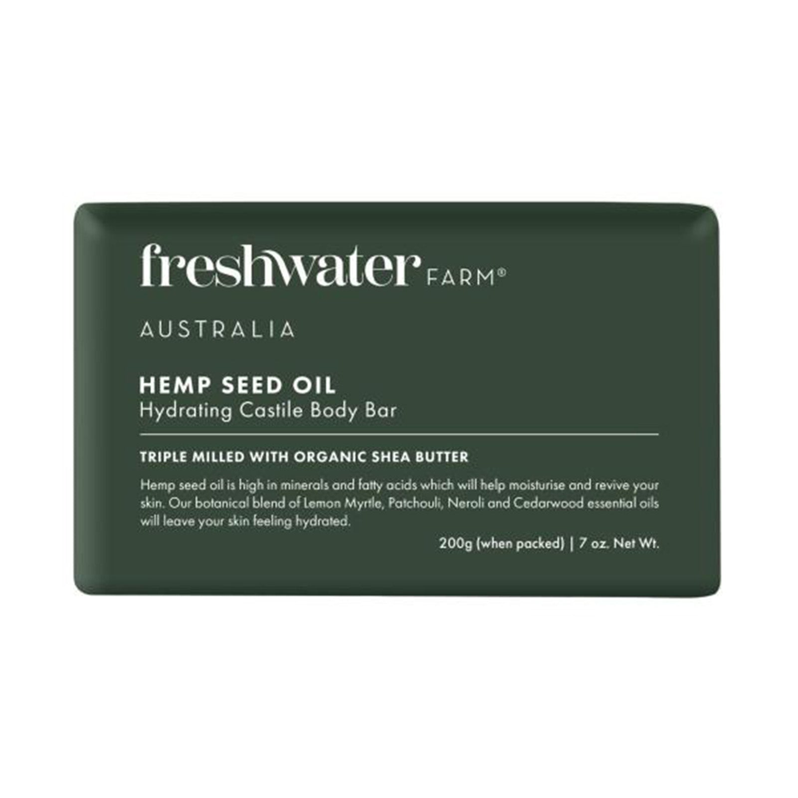 Freshwater Hemp Seed Oil Soap Bar 200g
