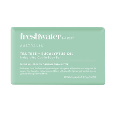 Freshwater Tea Tree and Eucalyptus Oil Soap Bar 200g