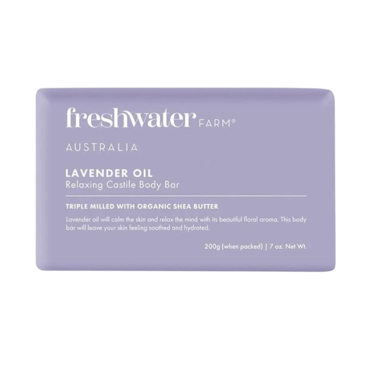 Freshwater Lavender Oil Soap Bar 200g