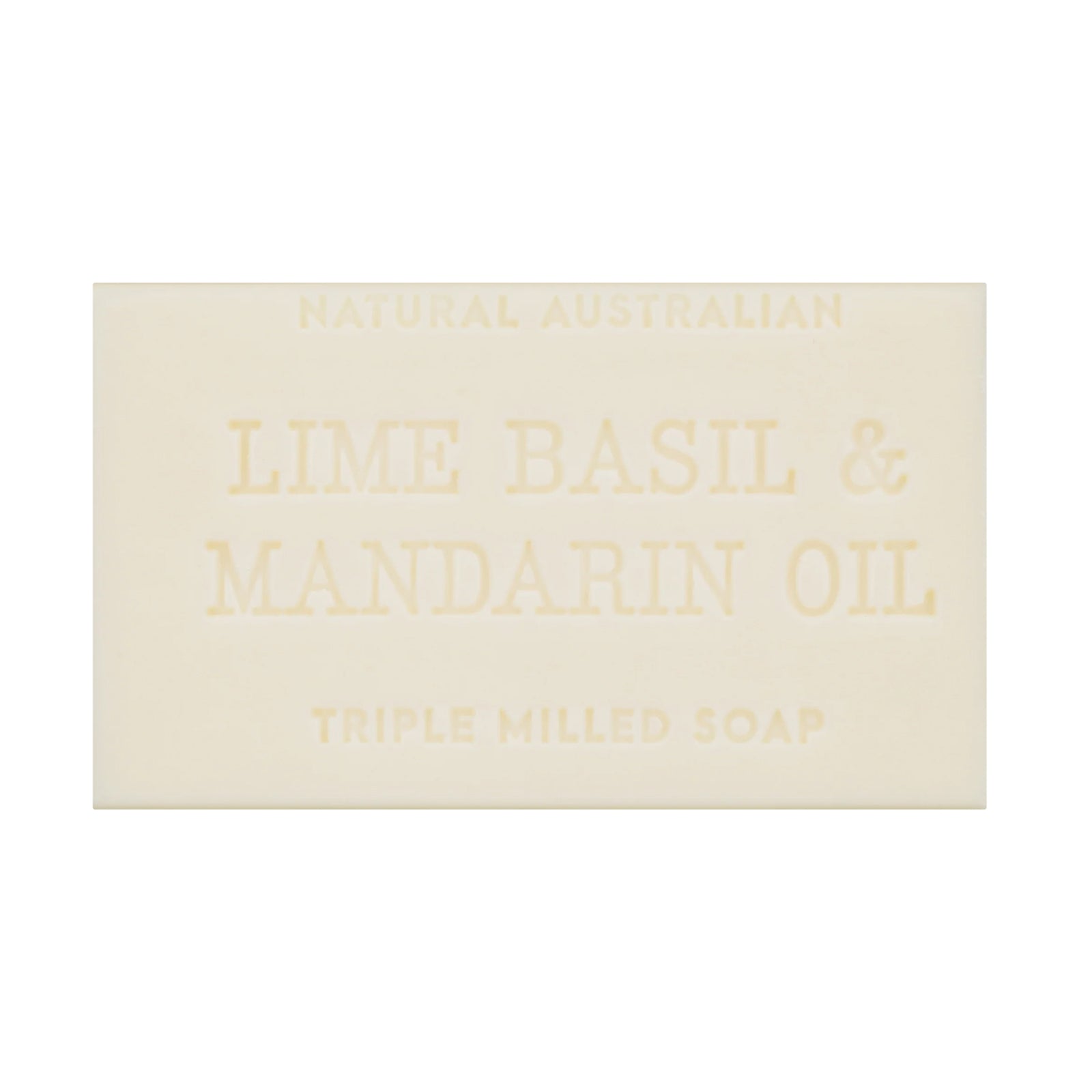 Natural Australian Lime, Basil and Mandarin Soap 200g