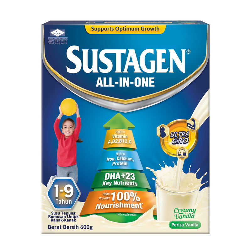 Sustagen All in One (Vanilla) Milk Powder 600g