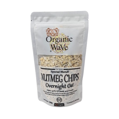Mamami Organic Nutmeg Chips Overnight Oats 120g