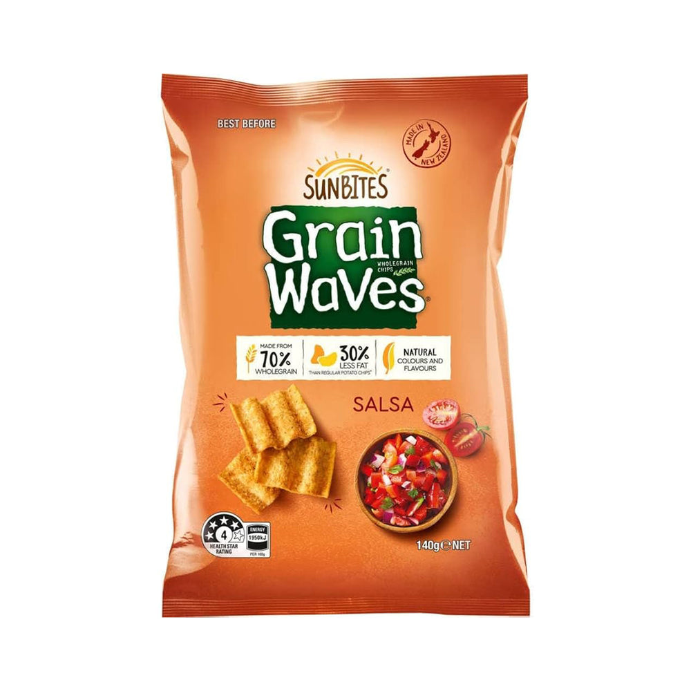 Sunbites Grainwaves Chips Salsa 140g