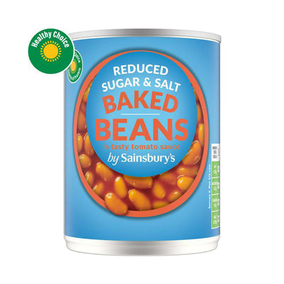 Sainsbury Reduce Sugar and Salt Baked Bean 400g
