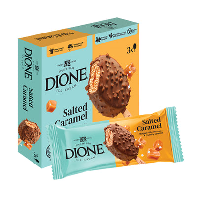 Dione Salted Caramel Ice Cream Sticks 90ml x 3