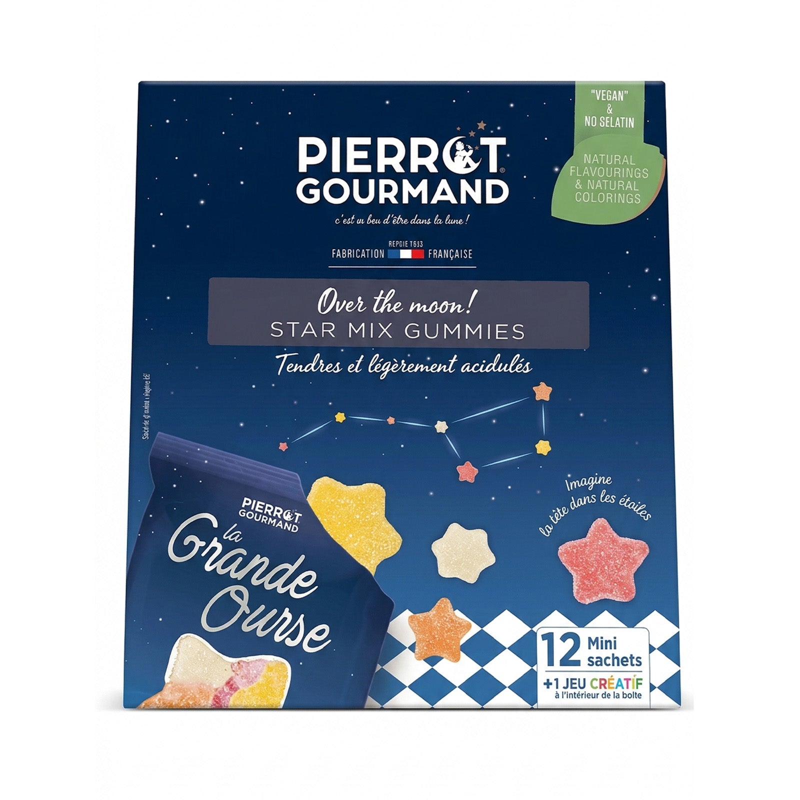 Pierrot Gourmand Star Mix Vegan Gummies 264g