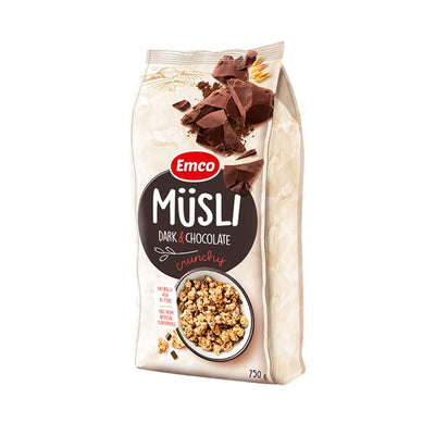 Emco Crunchy Muesli Dark Chocolate 750g