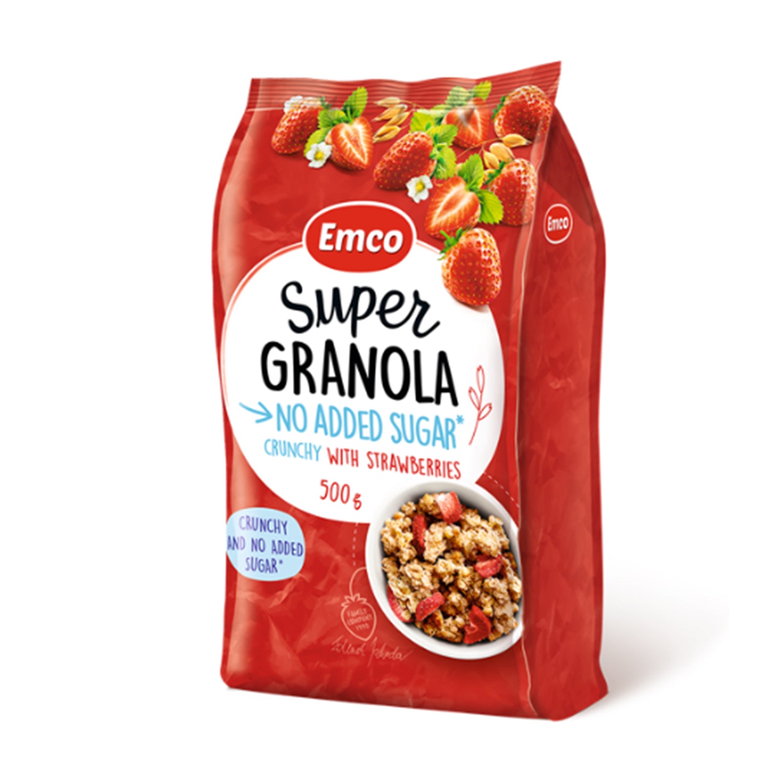 Emco Premium NSA Strawberry Granola 500g