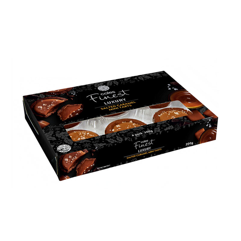 Coles Finest Salted Caramel Mini Tarts 200g