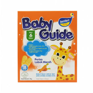 Tenten Baby Guide Rice Rusks Carrot Flavour 36g
