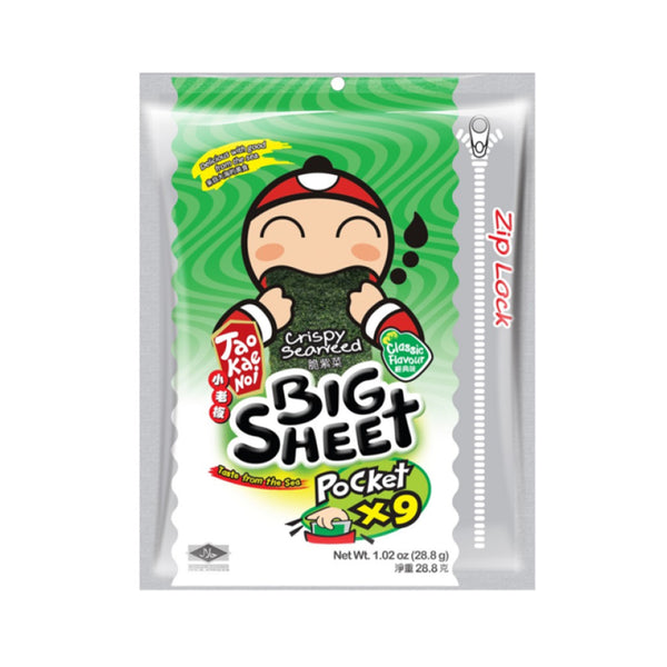Tao Kae Noi Big Sheet Seaweed Original 28.8g