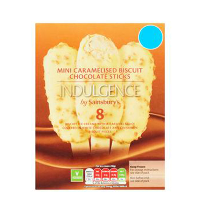 Sainsburys Mini Caramel Biscuit Stick 50ml