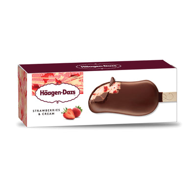 Haagen-Dazs Strawberries & Cream Ice Cream Stick 80ml