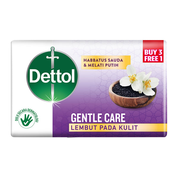 Dettol Body Soap Gentle Care 3+1 100g (highest price)