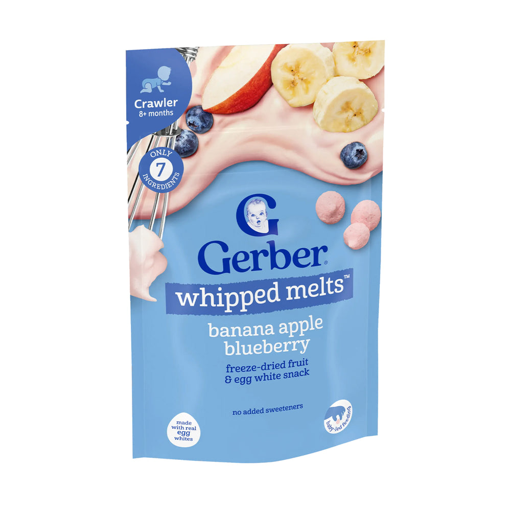 Gerber Whipped Melts Banana Apple Blueberry 28g