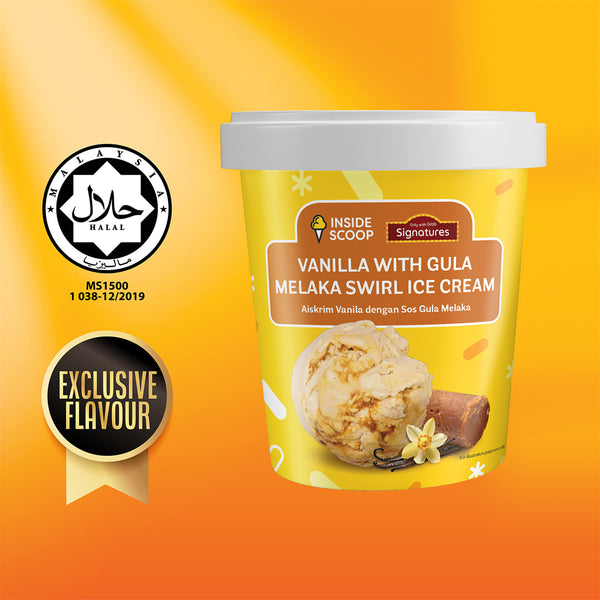 Grab Signatures Inside Scoop Vanilla Gula Melaka Swirl 473ml (highest price)